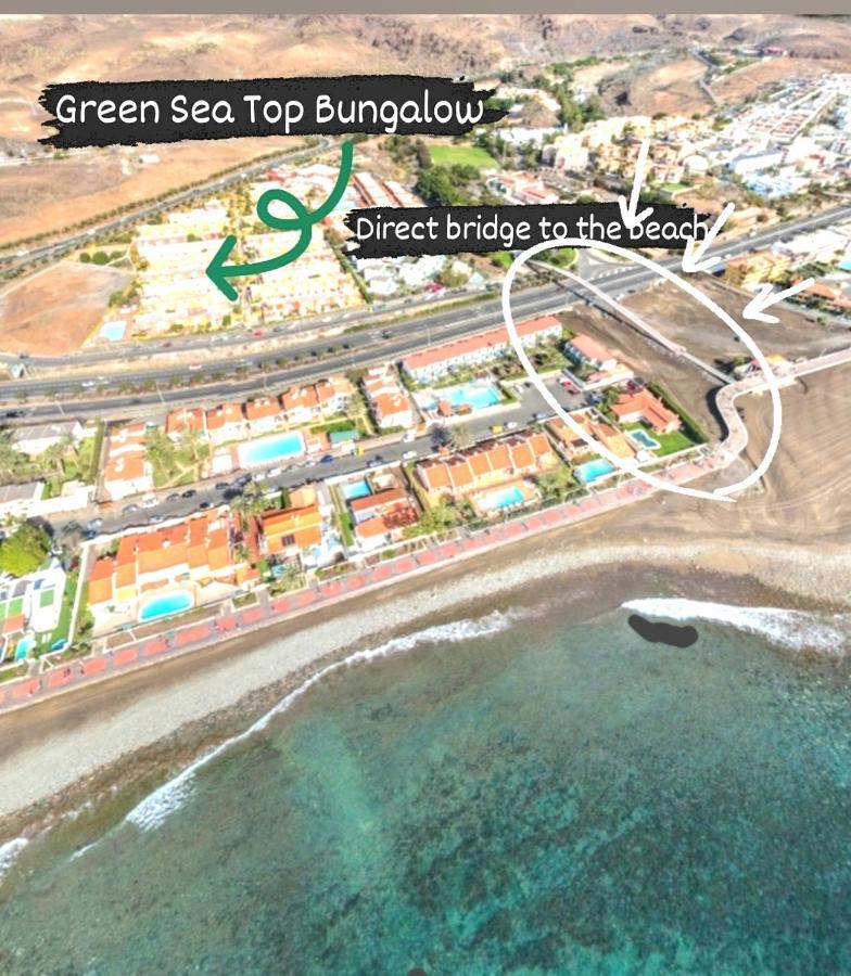 Top1 Green Sea Bungalow Jardin Lägenhet Maspalomas  Exteriör bild